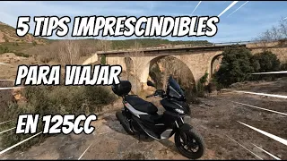 TOP 5 MEJORAS IMPRESCINDIBLES PARA VIAJAR EN MOTO DE 125CC