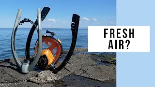 Which Snorkel Mask Design Has 100% Fresh Air Intake?