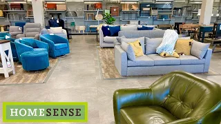 HOME SENSE FURNITURE SOFAS ARMCHAIRS CHAIRS COFFEE TABLES SHOP WITH ME SHOPPING STORE WALK THROUGH
