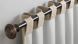 كيفية خياطة ستارة تعوض الستارة بالحلق how to sew a curtain that replace the rings curtain