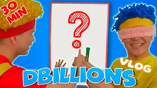 Нарисуй Необычный Рисунок Вместе с Ча-Ча, Бум-Бум, Ля-Ля и Чики | D Billions Vlog