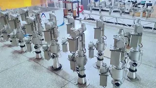 Digital Water Fountain Nozzles Test and Programming at Himalaya Music Fountain Factory