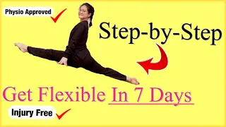 Split For Inflexible Beginners- Injury Free/ Follow A Physio  Ep.6