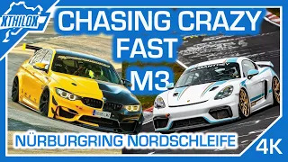 Chasing @cristian_evo  in his crazy fast BMW F80 M3 - Porsche GT4 MR - NÜRBURGRING NORDSCHLEIFE 4K