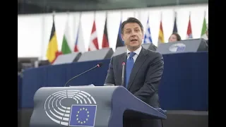 Strasburgo, l'intervento del Presidente Conte al Parlamento europeo