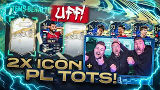 OMG! SALAH TOTS + 2x ICON im PACK 😱 FIFA 21: Premier League Tots Pack Opening ESKALIERT 🔥