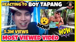 [REACTION VIDEO] BOY TAPANG - EATING BANANA GREEN WITH SPICY CHILI AND LEMON | Gino Mendoza
