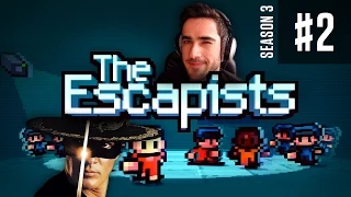 Let's Play The Escapists #02 (Center Perks) - Escaping Naked