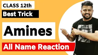 Class 12 | Chemistry | Best Trick for the name reaction of Amines | Bharat Panchal Sir