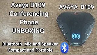 AVAYA B109 Unboxing | Avaya B109 Conferencing Phone | Bluetooth Speaker and Mic