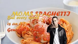 Moms Spaghetti but every word is an AI generated image