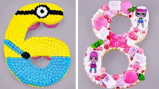 10 Pull Apart Cupcake Cakes / Countdown With Cakes! Easy Cutting Hacks For Cool Number Cakes