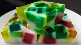 Broken Glass Jello | Jelly Recipe | Jelly Using Agar Agar