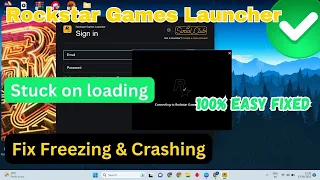 RockStar Games Launcher Stuck & Freezing at Startup (2023 Easy Fix)