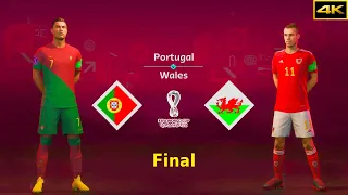 FIFA 23 - PORTUGAL vs. WALES - FIFA WORLD CUP FINAL - [4K]