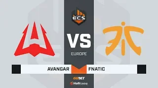 [RU] AVANGAR vs fnatic | Map 1: Mirage | ECS Season 8 Europe