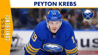 “It’s Exciting To Be A Part Of This Group” | Forward Peyton Krebs Talks About His Time In Buffalo