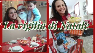 Vlogmas#11/La vigilia di Natale/arriva Babbo Natale/il nostro cenone