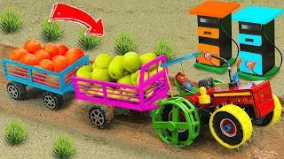 Top the most creatives science projects part P2 | DIY mini tractor trolley heavy truck | Fun Farm