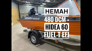 Обзор на доступный комплект Неман 480 DCM + Hidea 60 FUEL-T EFI