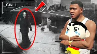 Franklin and Shinchan Found a Ghost Caught on  Camera in GTA in Telugu