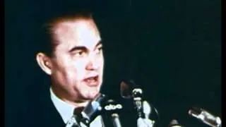 George Wallace discusses running on a third party ticket 1968