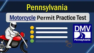 Pennsylvania Motorcycle Permit Practice Test 2023 with Explanation #permittest