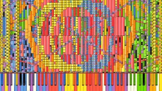 [Black MIDI] Synthesia – Voyage 1969 1.2 million notes ~ ScubDomino