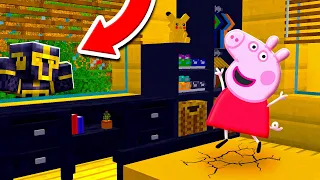 ESPÍO A PEPPA PIG EN MI CASA EN MINECRAFT 😱