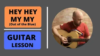 Hey Hey My My (Neil Young) - Guitar Lesson - Easy Acoustic Guitar Song For Beginners