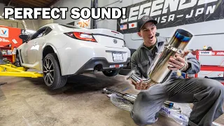 The BEST Exhaust for the 2022 GR86! *PERFECT SOUND!*