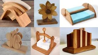 Wooden Napkin Holder Inspirations / Tabletop Treasures