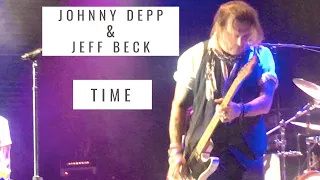 Johnny Depp w/ Jeff Beck 🎸 'Time' live concert, Denmark, 28.06.2022