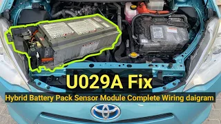 Toyota prius || DTC U029A lost Communication With hybrid battery pack module