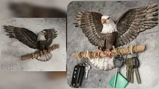 DIY A key holder made of simple materials! Ключница своими руками из простых материалов! 🦅