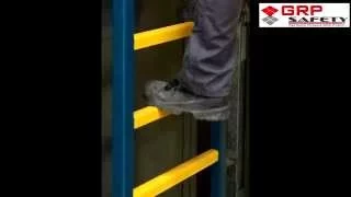 GRP Non Slip Ladder Rung Covers to improve ladder safety