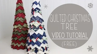 Quilted Christmas Tree Tutorial (No Sew) | Fabric Tree