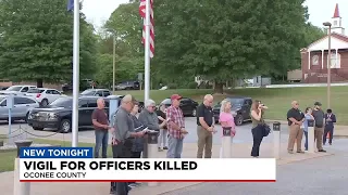 Vigil for Officers Killed