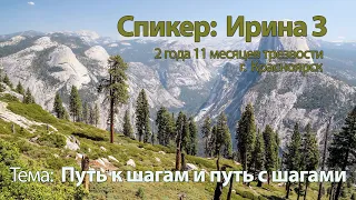 Путь к шагам и путь с шагами. Ирина З. Спикерская. Анонимные алкоголики