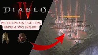 DIABLO 4 - EINZIGARTIGE ITEMS 100% ERKLÄRUNG UND FUNDORTE