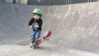 Little Wyatt Skateboarding 4