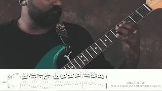 Tom Quayle Legato Lick | Learn to play Fusion Guitar | Free Tab