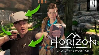 bHaptics + Horizon Call of The Mountain is NEXT level! / PSVR2 / PS5