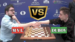 Maxime Vachier-Lagrave vs Daniil Dubov || World Blitz 2023