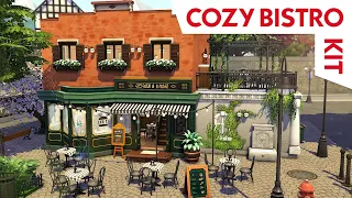 Cozy Bistro 🍽  w/ Cozy Bistro Kit | The Sims 4 - Speed Build (NO CC)