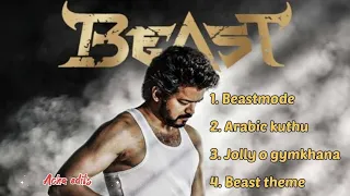 Beast - songs jukebox hd audio | Thalapathy Vijay , Pooja Hegde | Sun pictures | Nelson | Anirudh ❤️