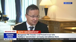 NATO MEMBERSHIP: CMG interview with Hungarian FM Peter Szijjarto