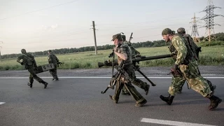 Марьинка Силы ДНР ведут бой