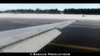 McDonnell Douglas MD-82 SAS Landing in Oslo Gardermoen! (HD)