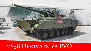 2S38 Derivatsiya PVO | New Russian SPAAG vs 2K22M Tunguska